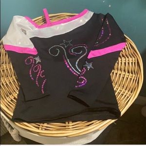 Cheer Outfit bow & Pom poms YS